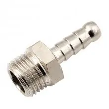 Переходник пневмо М 1/4" - елочка 8 мм фото