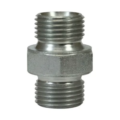 Переходник, 1/2внеш-1/2внеш, оцинк. сталь фото