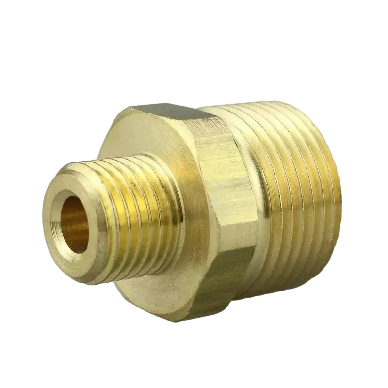 Переходник 1/4внеш - 3/8внеш, 400bar, латунь M-00000016 фото