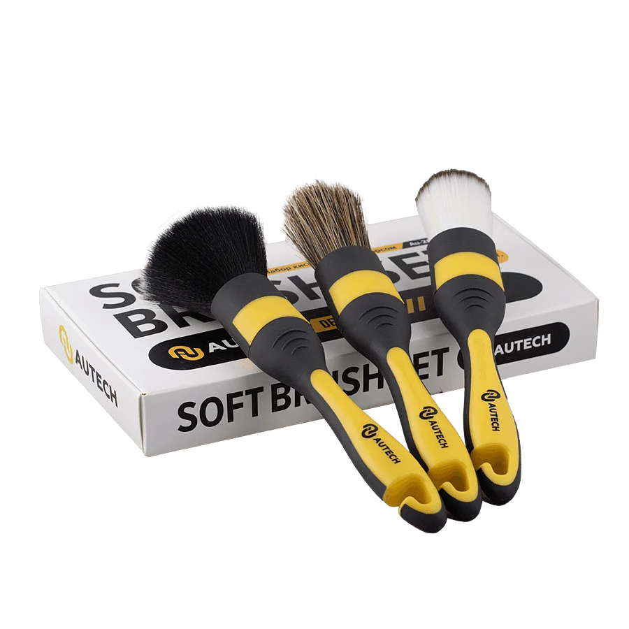 Набор кистей с мягким ворсом Soft Brush Set, к-т из 3-х штук Au-2614 фото