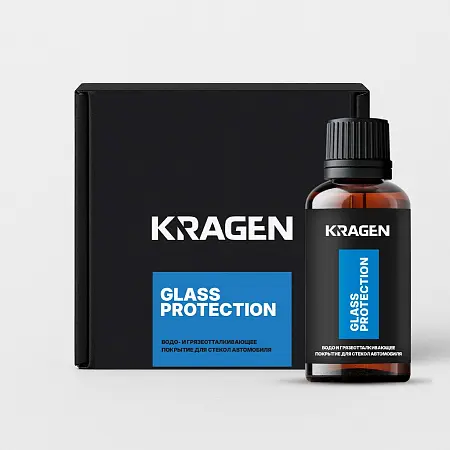 Защитное гидрофобное покрытие для стеклянных поверхностей Kragen Glass Protection 50мл Защитное гидрофобное покрытие для стеклянных поверхностей Kragen Glass Protection 50мл