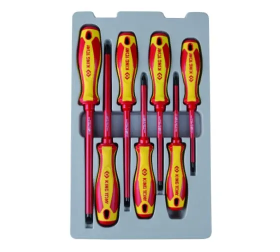 Набор диэлектрических отверток 7 предметов фото