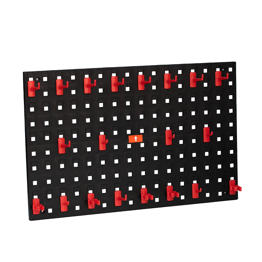 Держатель пластиковый настенный для инструментов с крючками Au-L003 фото