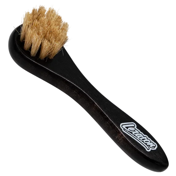 Малая щетка для чистки кожи из натуральной щетины кабана Leraton BRM фото