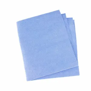 Искусственная замша синяя 44x55см без перфорирования фото