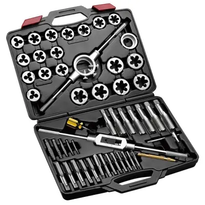 Набор метчиков и плашек SK-5 M6-M24 кейс 51 предмет фото