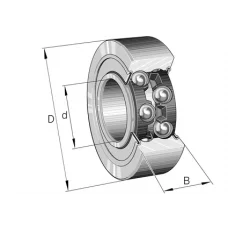 Подшипник 3000 2RS фото
