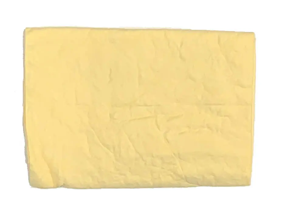 Замша PVA  60x43 см желтая фото