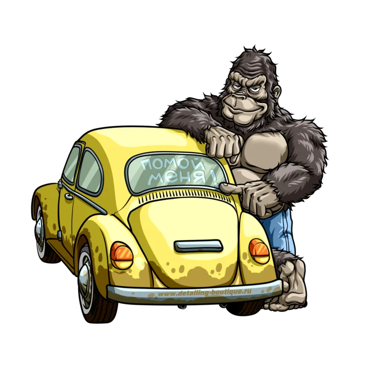 Стикер Gorilla Series 9 фото