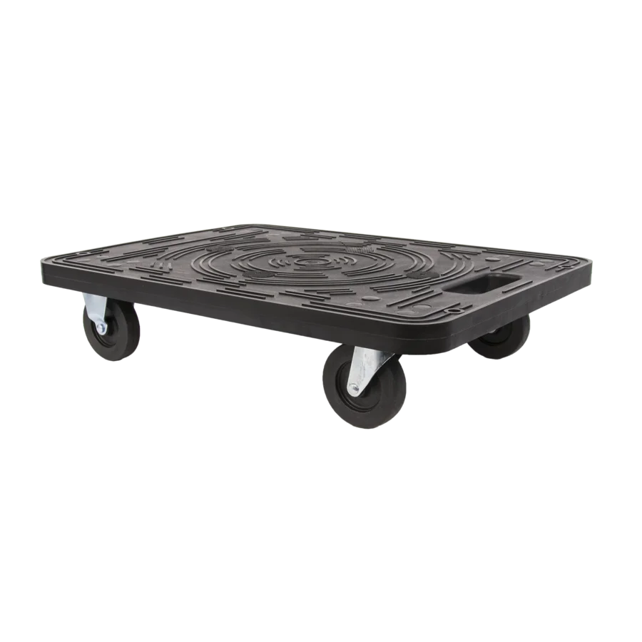 Тележка пластиковая движущаяся ровная, прямоугольная с колесиками Au-8465Y фото