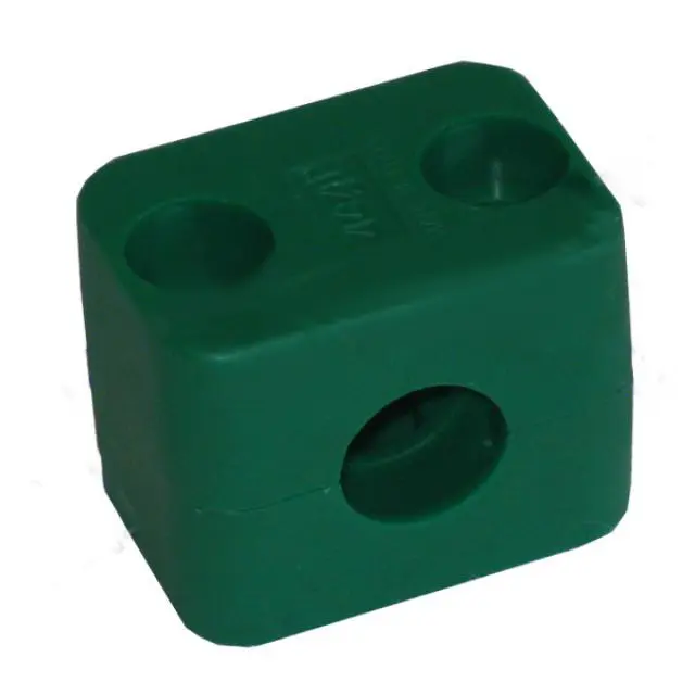 Держатель трубы универсальный Д15 мм пластик A2-15 фото