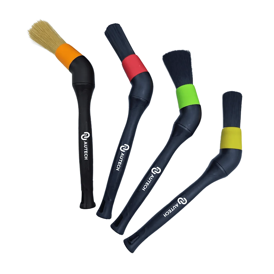 Набор из 4 кистей для очистки салона Interior Brush Set Au-2611 фото