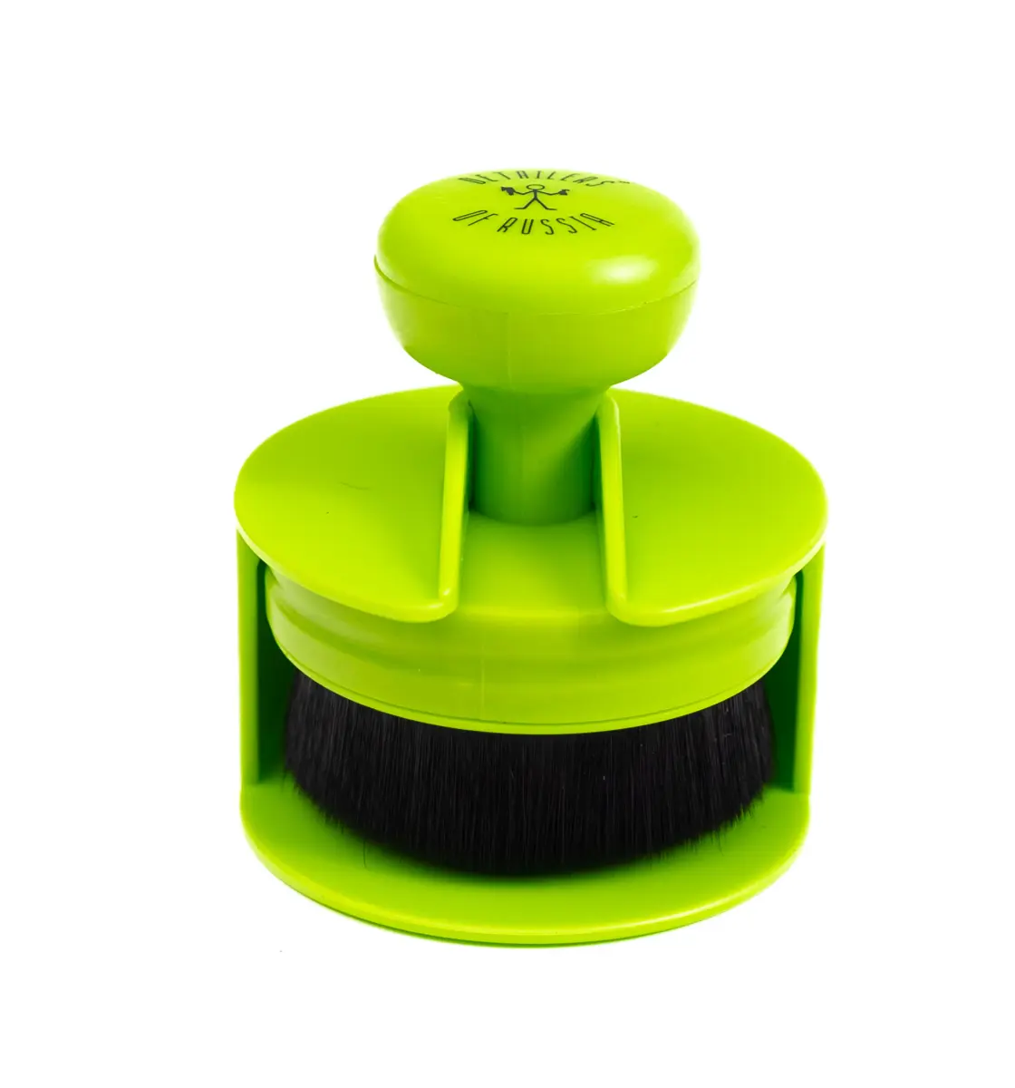 Щетка для нанесения составов E-ZEE Brush green case with black hair фото
