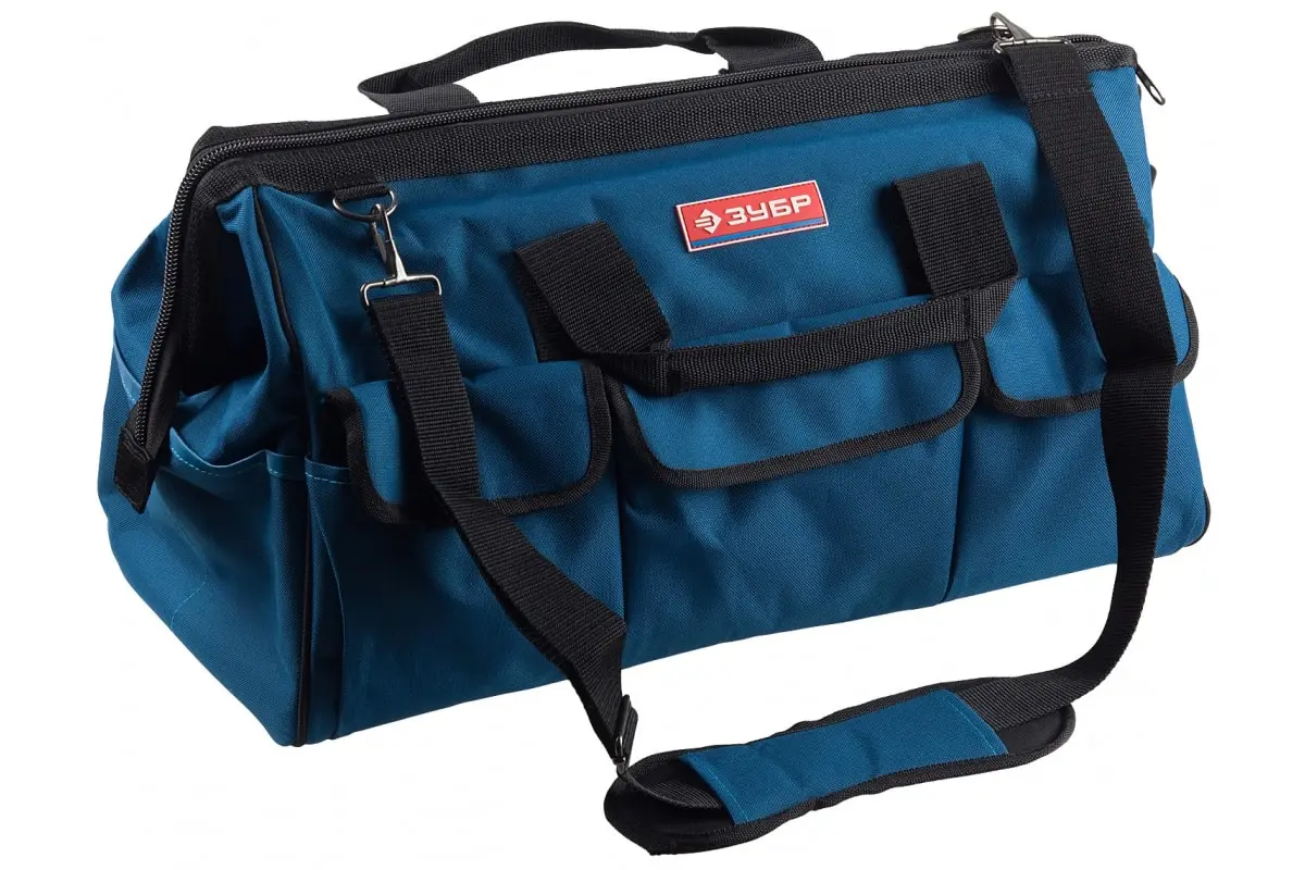 Сумка для инструмента Зубр Эксперт 17 карманов 52см 38645-21 фото