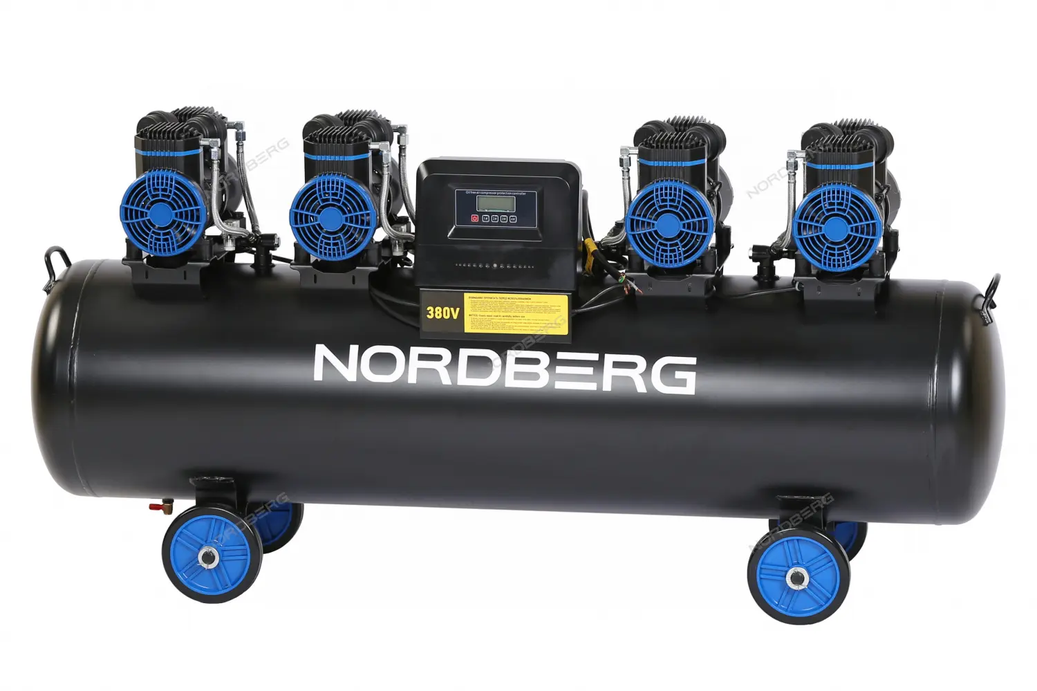 Компрессор безмасляный 380В ресив.200л 1000л/мин NCEO200/1000 фото