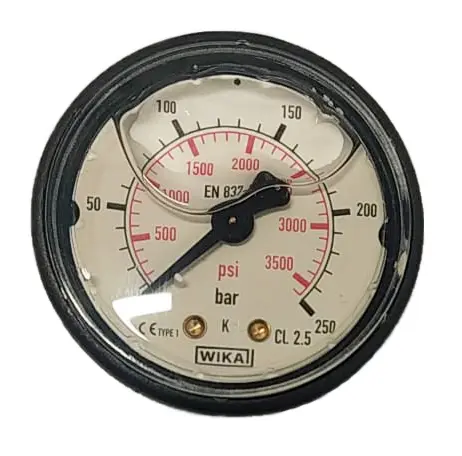 Манометр D50 осевой высокого давления 250 бар фото