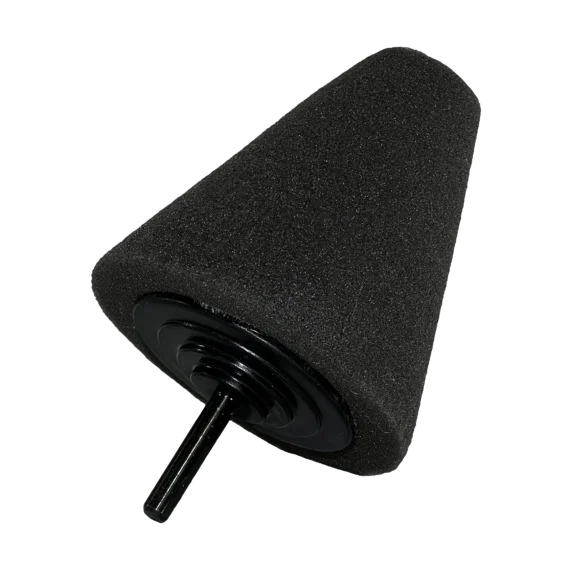 Каталог товаров Все Для Автомоек-Конусный полировальник большой мягкий черный LERATON CPF Конусный полировальник большой мягкий черный LERATON CPF фото