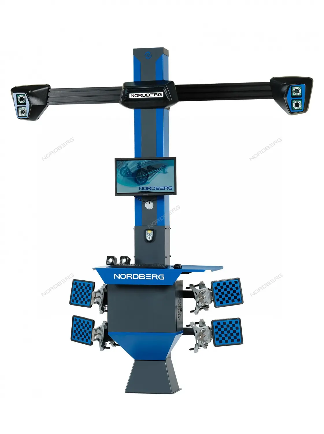 Каталог товаров Все Для Автомоек-Стенд сход-развал 3D четырехкамерный Nordberg C804 (5005) Стенд сход-развал 3D четырехкамерный Nordberg C804 (5005) фото