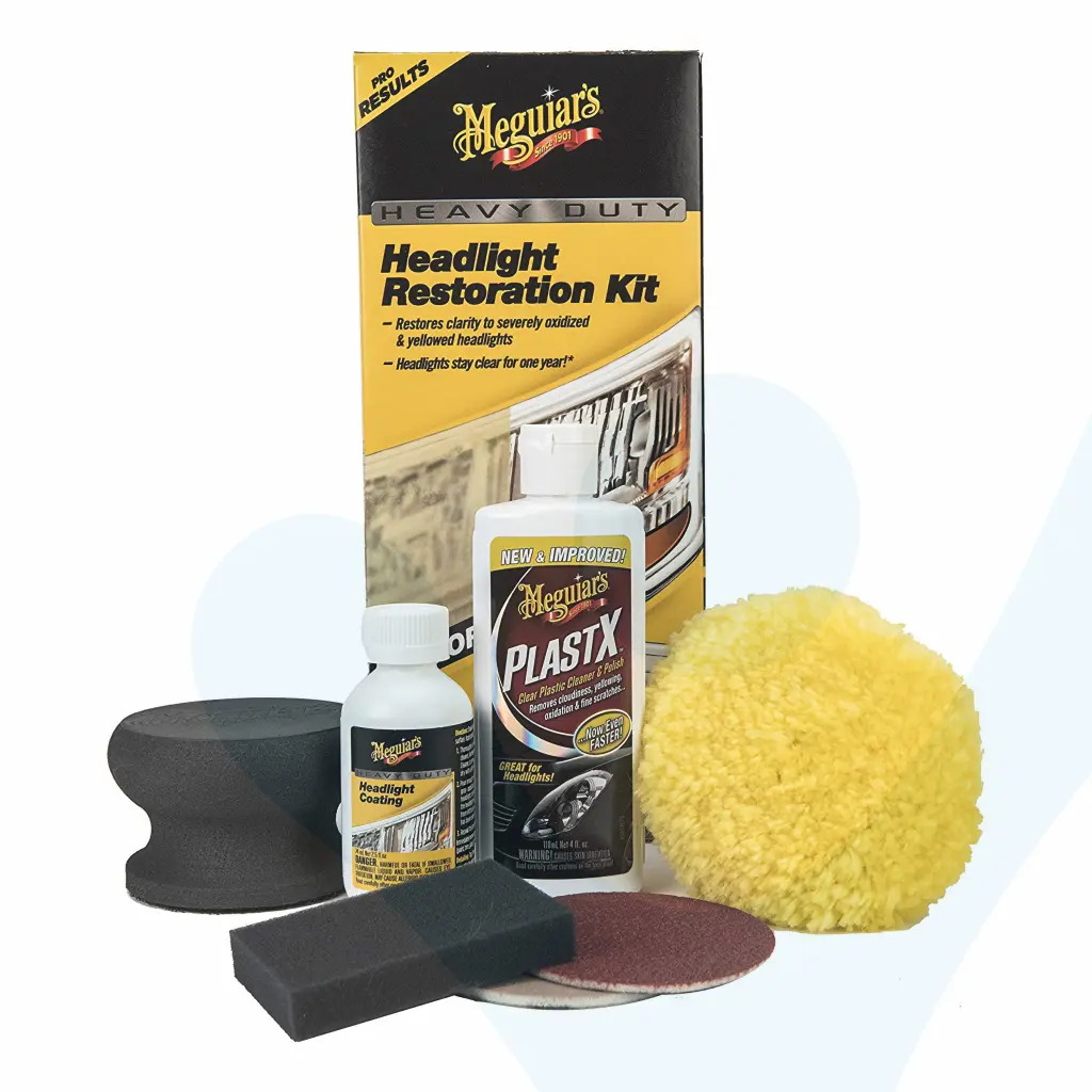 Полный набор для абразивного восстановления фар Heavy Duty Headlight Restoration Kit фото