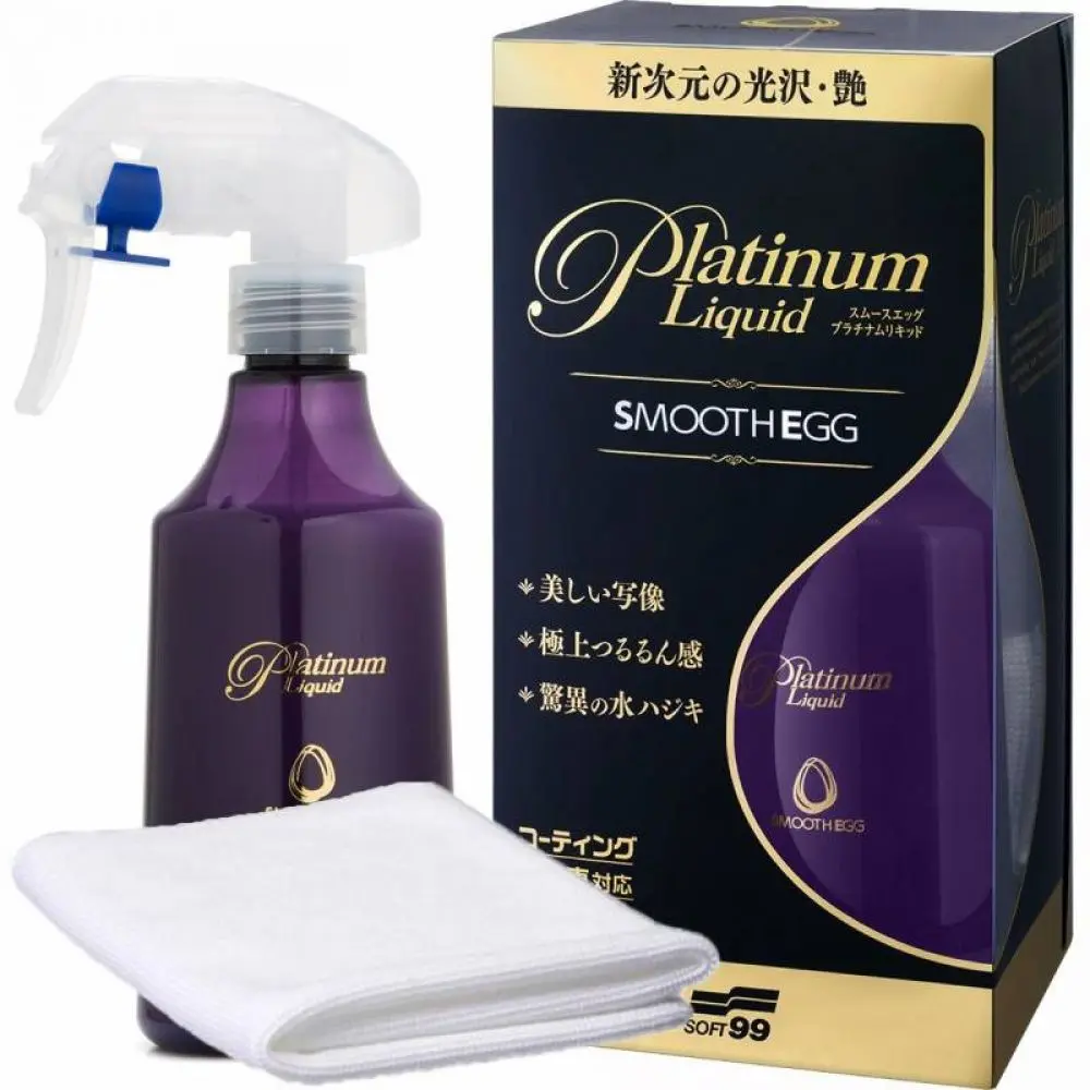 Покрытие для кузова покрытого жидким стеклом Smooth Egg Platinum Liquid 00522 фото
