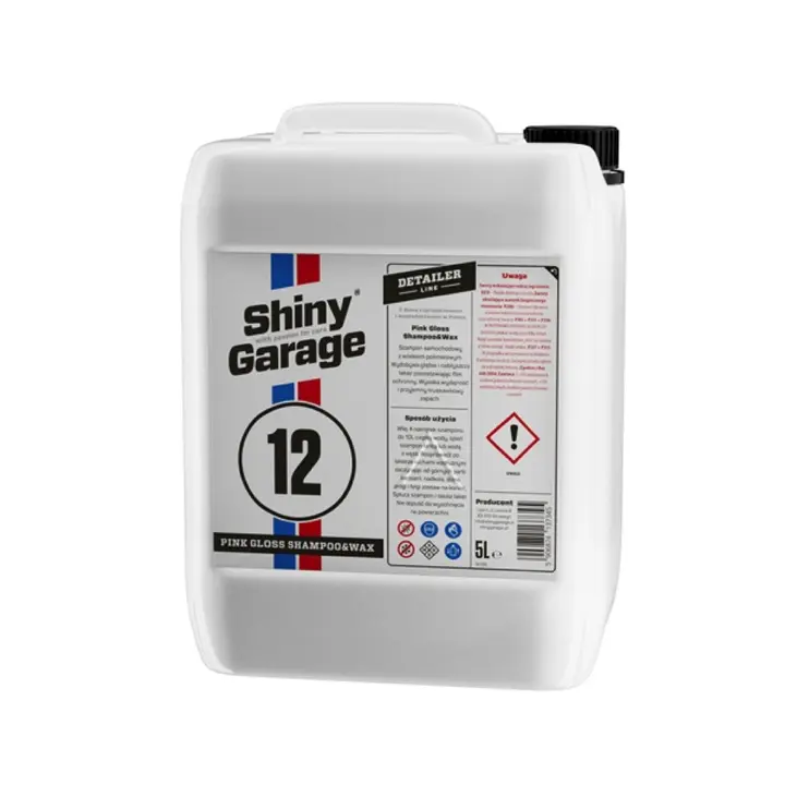 Автошампунь с воском Shiny Garage Pink Gloss Shampoo Wax 5л