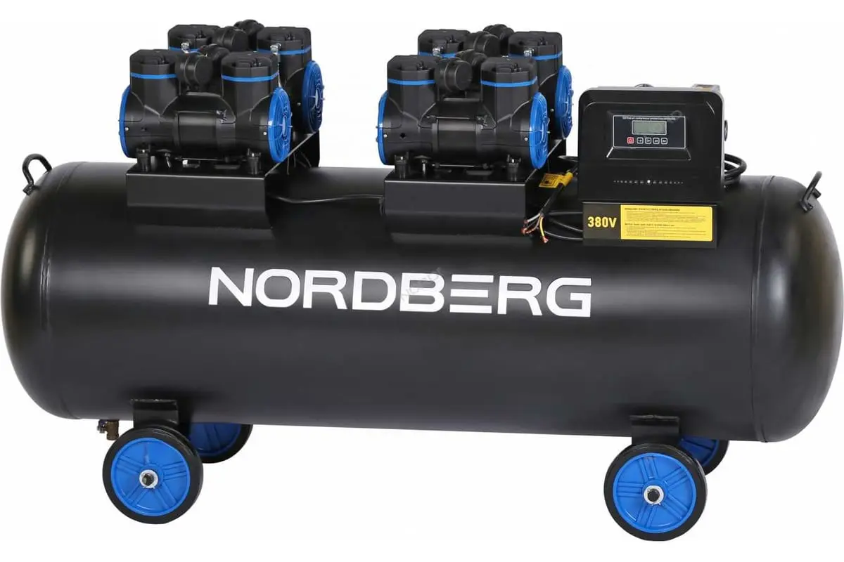 Компрессор безмасляный 380В ресив.300л 1000л/мин NCEO300/1000 фото