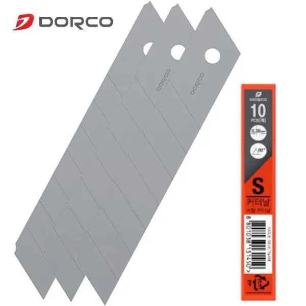 Каталог товаров Все Для Автомоек-Сегментные лезвия с контейнером 9мм Dorco PRO S 10шт Сегментные лезвия с контейнером 9мм Dorco PRO S 10шт фото