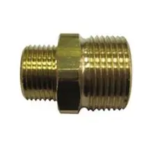 Переходник 1/2 внеш - 1/4 внеш, 400bar, латунь фото