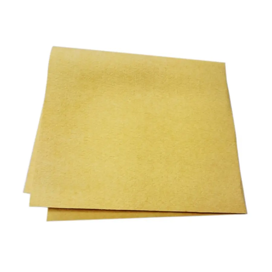 Искусственная замша желтая 55х40см QMC-300 фото