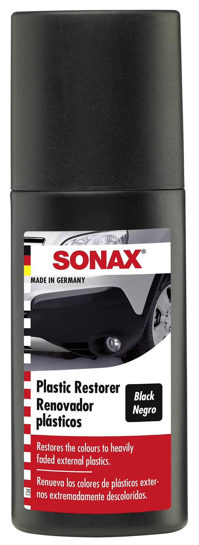 SONAX Plastic restorer black Восстановитель черного пластика