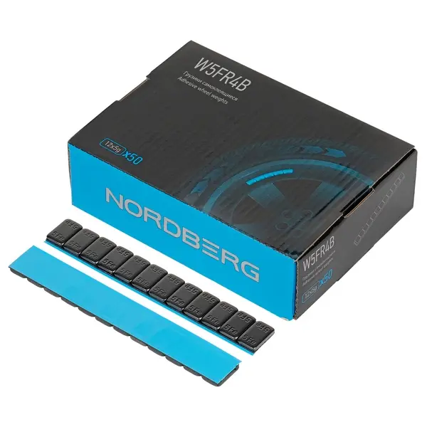 Грузики самоклеющиеся черные стальные Nordberg W5FR4B фото