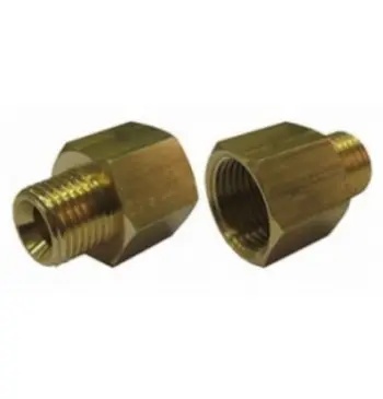 Переходник 1/8внеш - 1/4внут, 150bar, латунь фото