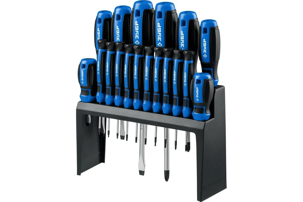 Набор отверток ЗУБР Профессионал-18 в держателе 25242 фото