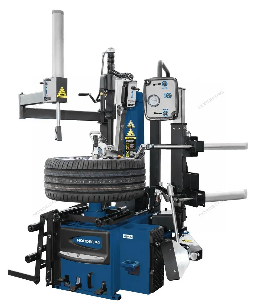 Станок шиномонтажный автомат до 28" с автомонтажной головкой синий Nordberg 4645 фото