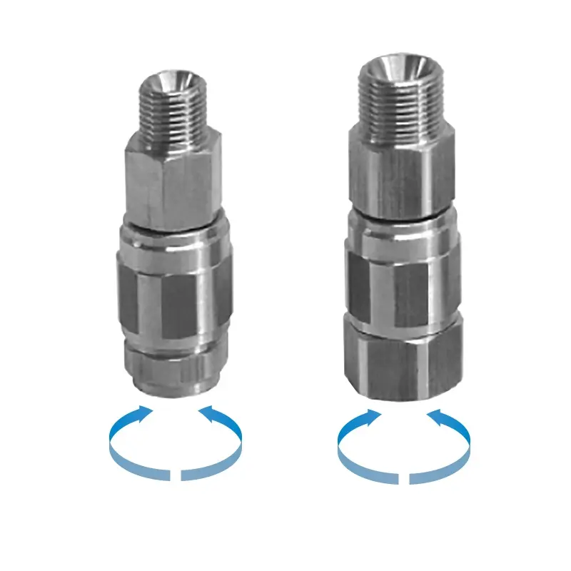 Поворотное соединение прямое G3/8M-G3/8F нерж.сталь фото