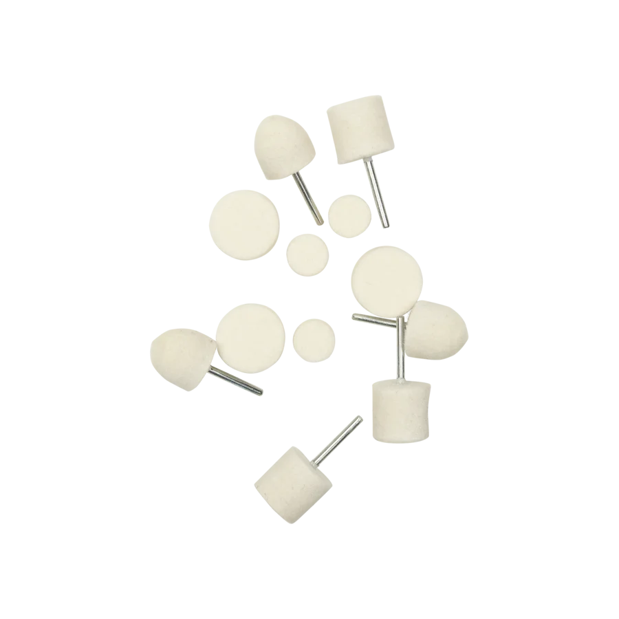 Каталог товаров Все Для Автомоек-Комплект из 12 войлочных полировальных насадок Комплект из 12 войлочных полировальных насадок фото