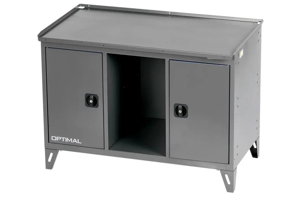 Каталог товаров Все Для Автомоек-Верстак слесарный 3-х тумбовый, 2 створки NW302 Верстак слесарный 3-х тумбовый, 2 створки NW302 фото