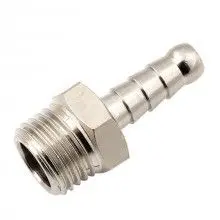 Каталог товаров Все Для Автомоек-Переходник пневмо М 1/4" - елочка 8 мм Переходник пневмо М 1/4" - елочка 8 мм фото