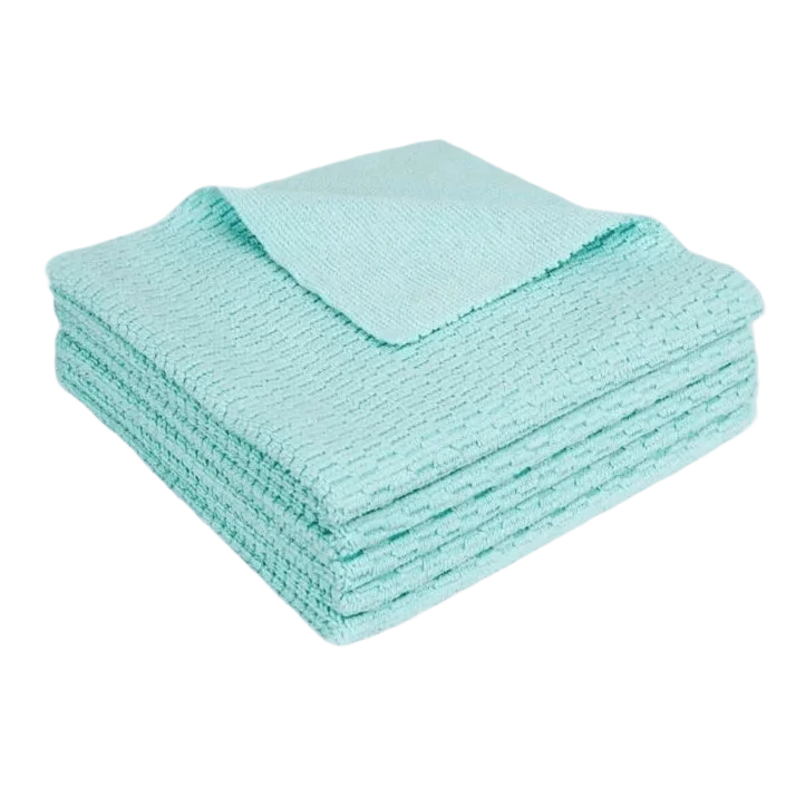 Двухсторонняя безворсовая микрофибра для располировки Reverse Buffing Towel 40x40 5шт фото