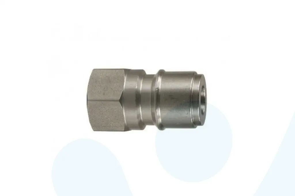 Ниппель 250bar (557209), 1/4внут, нерж.сталь фото