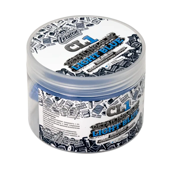 Неабразивная полировальная глина голубая LeratonCL1 100г фото