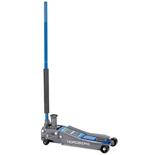Домкрат подкатной с изменяемой высотой подхвата и регулируемой проставкой 2/3т Nordberg N32025 фото