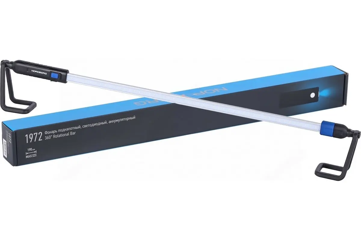 Фонарь подкапотный аккумуляторный Nordberg 1972 фото