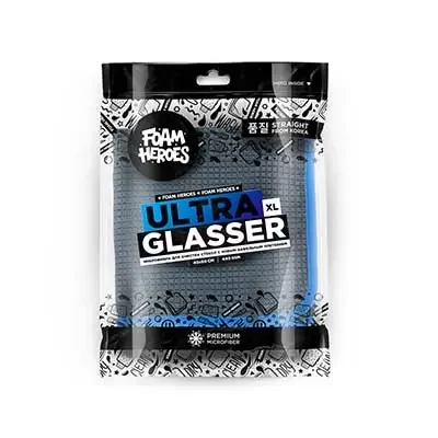 Микрофибра для очистки стекол 60х40 Foam Heroes Ultra Glasser фото