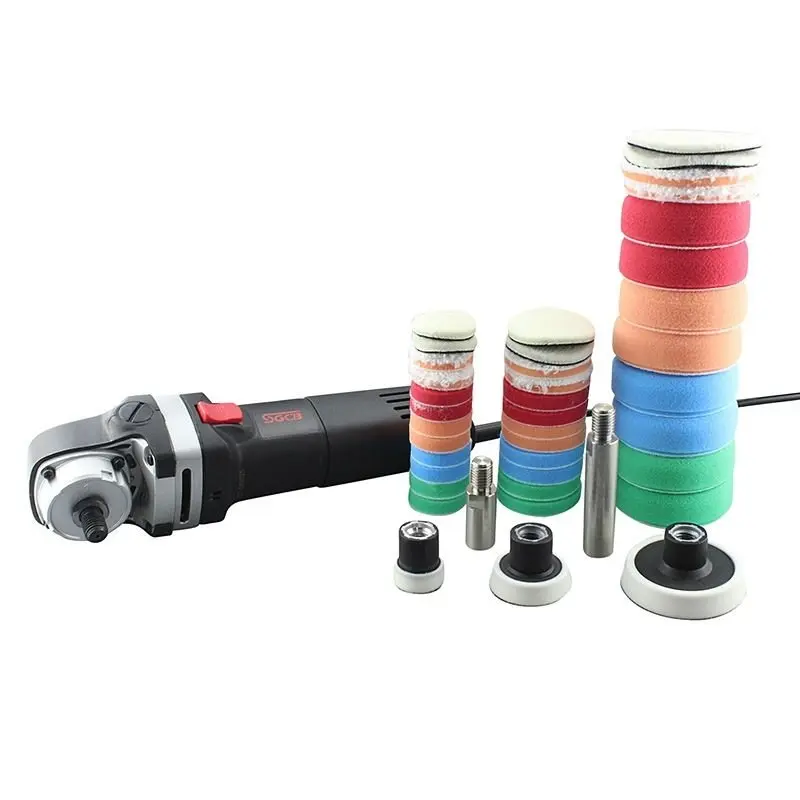 SGCB RO Mini Polisher Super Set полировальная мини-машинка роторная 800-1200Вт супер набор фото