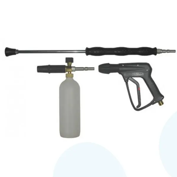 Пенокомплект 004 ECOLINE (KW, ниппель нержавейка, муфта-байонет латунь, 250bar), копье L=60cm фото