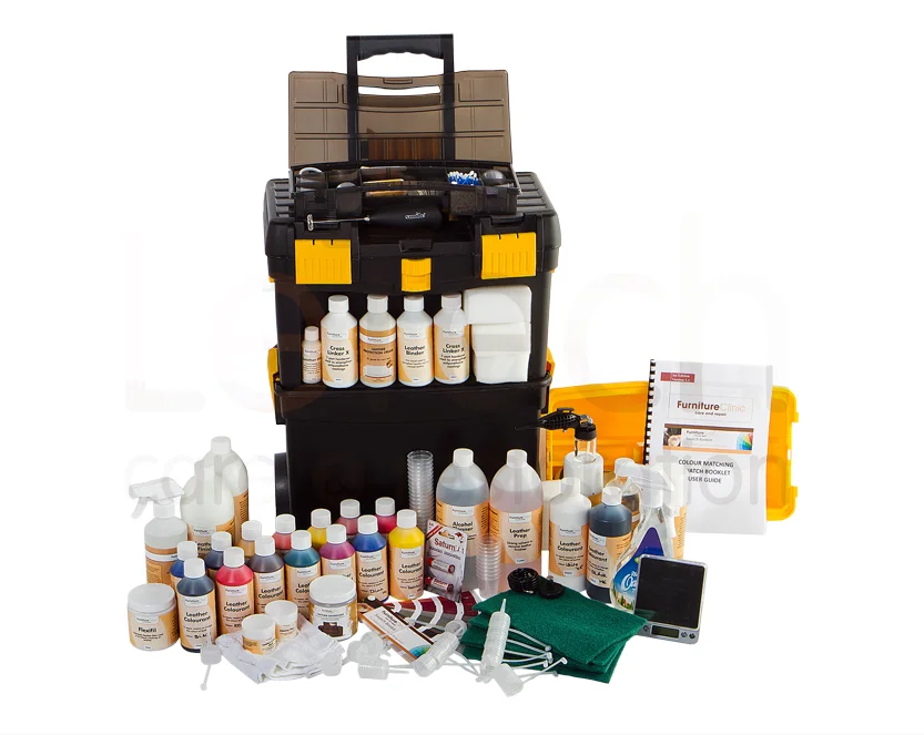Каталог товаров Все Для Автомоек-Максимальный набор для восстановления кожи Ultimate Leather Repair Kit Максимальный набор для восстановления кожи Ultimate Leather Repair Kit