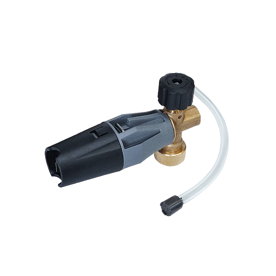 Пенокомплект инжектор без бутылки для АВД серый Au-4101/1 фото