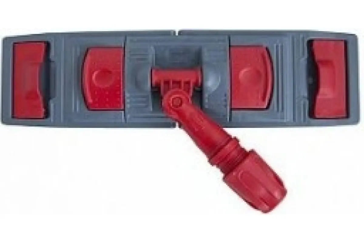 Держатель мопов универсальный 40х11см пластик серый фото