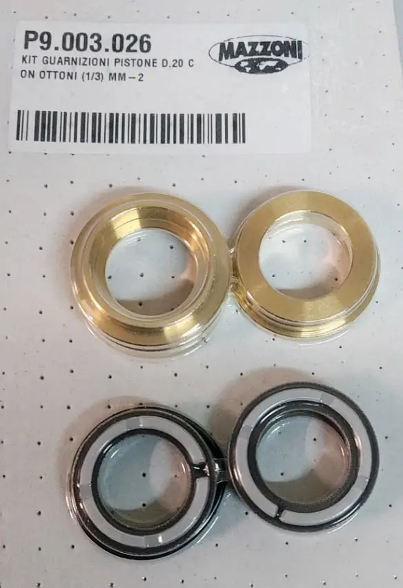 Комплект уплотнений MMD, 20мм с латунью 1порш. фото